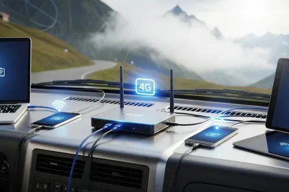 Routeur 4G compact pour van avec connectivité multiple
